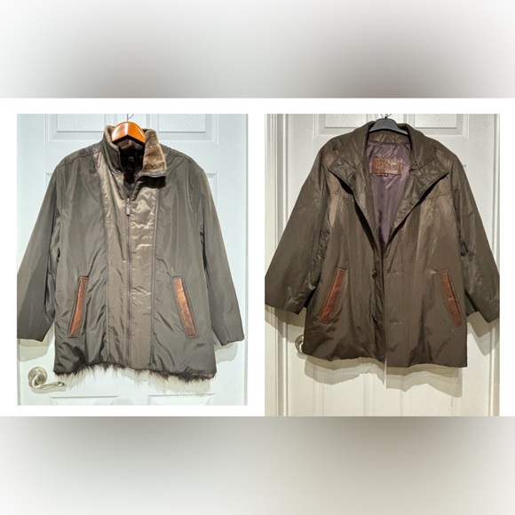 Rosleen 2 in 1 Jacket / Fur Genuine Leather / Acrylic lining/ Size Medium - Picture 13 of 15